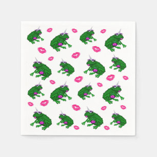 Servilleta De Papel Servilletas de Ranas y Besos