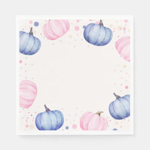 Servilleta De Papel Servilletas de Revelación de Género de Calabaza de