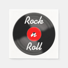 Servilleta De Papel Servilletas de Rock n Roll