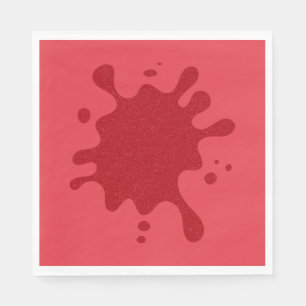 Servilleta De Papel Servilletas de ruido rojo de tomate personalizable