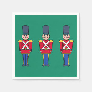 Servilleta De Papel Servilletas de Soldados de Juguete de Navidad