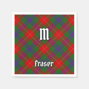 Servilleta De Papel Servilletas de Tartán del Clan Fraser