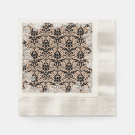 Servilleta De Papel Servilletas de té de ecru deslustrado suave grunge