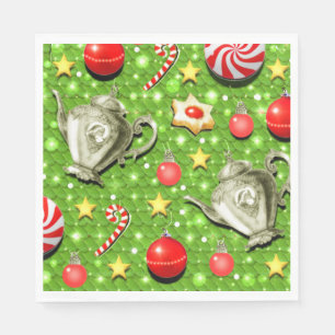 Servilleta De Papel Servilletas de té de Navidad