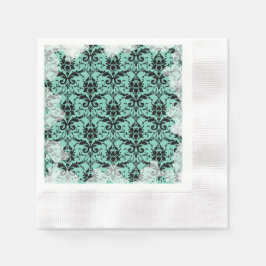Servilleta De Papel Servilletas de té suaves pastel azul grunge