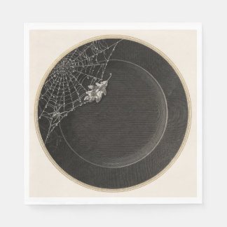 Servilleta De Papel Servilletas de telaraña de Halloween de estilo gót