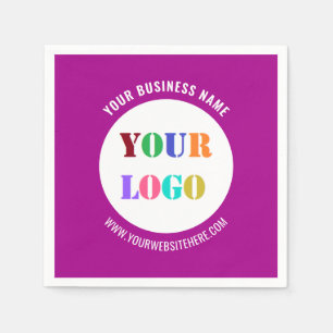 Servilleta De Papel Servilletas de texto personalizado con logotipo de