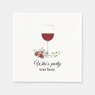 Servilleta De Papel servilletas de vino tinto