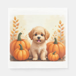 Servilleta De Papel Servilletas Decorativas de Cachorro en Parche de C