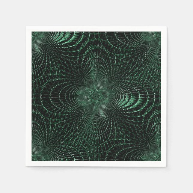 Servilleta De Papel Servilletas Decorativas Verdes (Anverso)