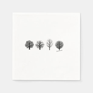 Servilleta De Papel Servilletas del árbol