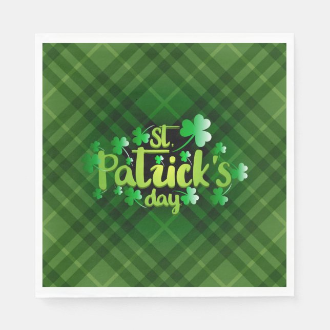 Servilleta De Papel Servilletas del Día de San Patricio (Anverso)