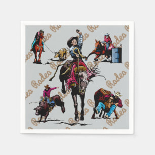 Servilleta De Papel Servilletas del fiesta del rodeo
