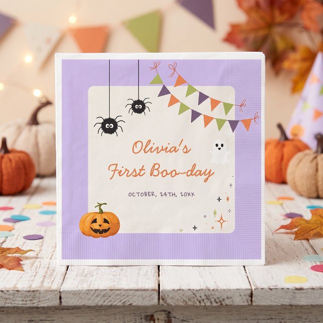 Servilleta De Papel Servilletas divertidas de cumpleaños de Halloween  (Subido por el creador)