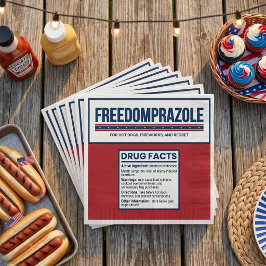 Servilleta De Papel Servilletas Divertidas del 4 de Julio Freedomprazo
