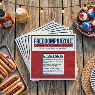 Servilleta De Papel Servilletas Divertidas del 4 de Julio Freedomprazo