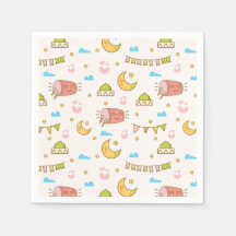 Servilletas divertidas y coloridas para fiesta de 