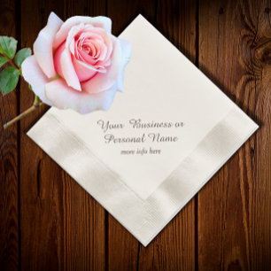 Servilleta De Papel servilletas ecru personalizadas