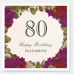 Servilleta De Papel Servilletas Elegantes Florales de Otoño para Cumpl