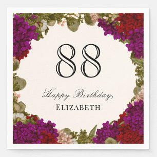 Servilleta De Papel Servilletas Elegantes Florales de Otoño para Cumpl