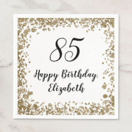 Servilleta De Papel Servilletas Elegantes para 85 Cumpleaños con Lente