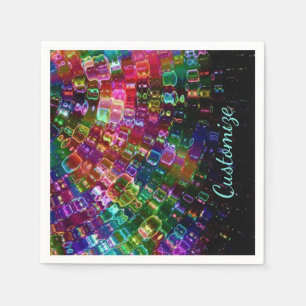 Servilleta De Papel Servilletas espirales de cristal rotas