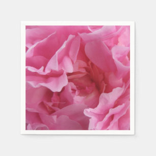 Servilleta De Papel Servilletas estándar del cóctel del Peony rosado