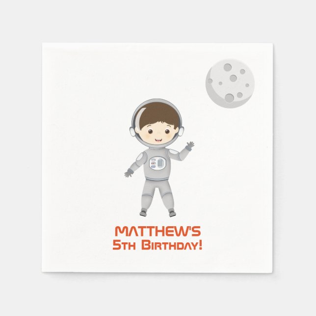 Servilleta De Papel Servilletas Explorador Espacial (Anverso)