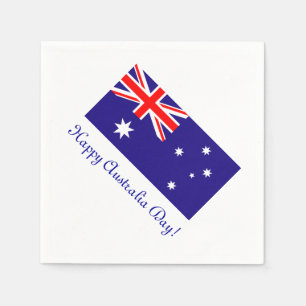 Servilleta De Papel Servilletas felices del día de Australia con la