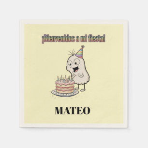 Servilleta De Papel Servilletas Fiesta Cumpleaños Loop Paper Napkins