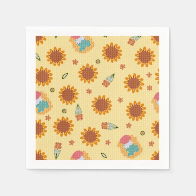 Servilleta De Papel servilletas fiesta de diseño de caída (Anverso)