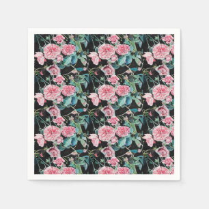 Servilleta De Papel Servilletas florales Shabby Chic Rosa