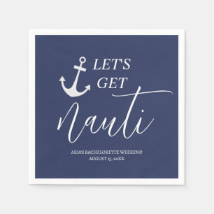 Servilleta De Papel Servilletas Let's Get Nauti