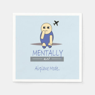 Servilleta De Papel Servilletas Lindas de Chimy en Modo Avión Mentalme