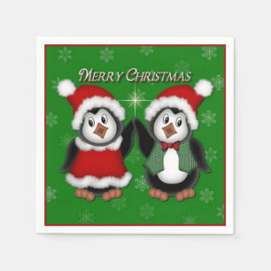 Servilleta De Papel Servilletas lindas de las Felices Navidad del