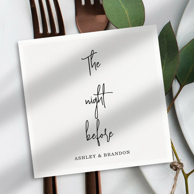 Servilleta De Papel Servilletas Lindas para La Noche Antes (Subido por el creador)