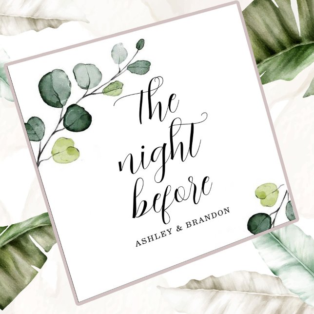 Servilleta De Papel Servilletas Minimal La Noche Antes (Subido por el creador)