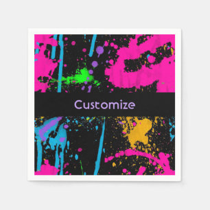 Servilleta De Papel Servilletas mojadas personalizadas del chapoteo