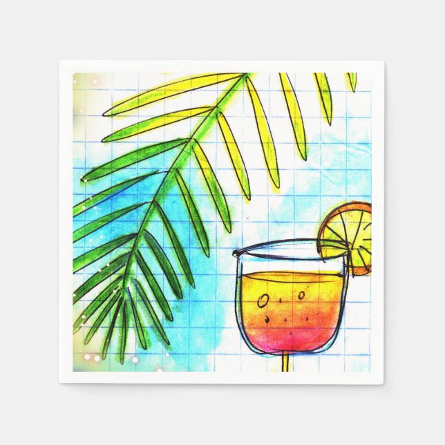 Servilleta De Papel Servilletas originales para restaurant bar (Anverso)