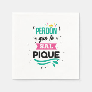 Servilleta De Papel Servilletas papel Shakira - Perdón que te salpique