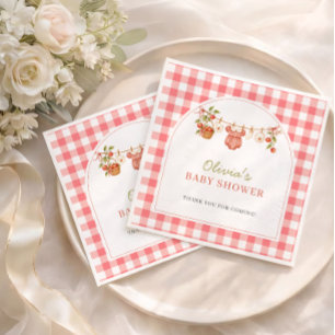 Servilleta De Papel Servilletas para almuerzo de baby shower The Apple