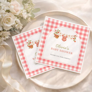 Servilleta De Papel Servilletas para almuerzo de baby shower The Apple