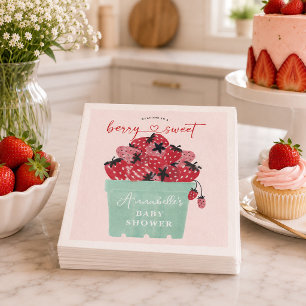 Servilleta De Papel Servilletas para Baby Shower Berry Sweet Fresa