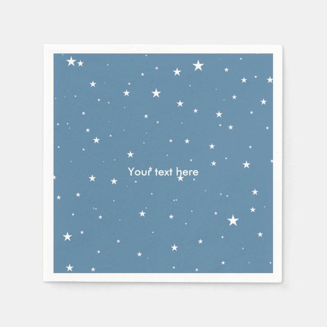 Servilleta De Papel Servilletas para Baby Shower Celestial Big & Littl (Anverso)