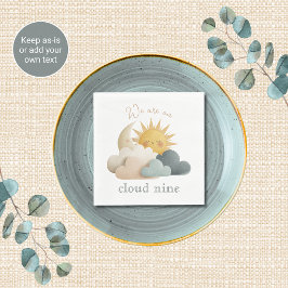 Servilleta De Papel Servilletas para Baby Shower con tema de nubes