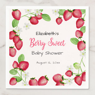 Servilleta De Papel Servilletas para Baby Shower de Acuarela Rosa Dulc