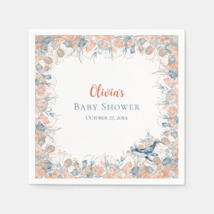 Servilleta De Papel Servilletas para Baby Shower de Ballena Bajo el Ma