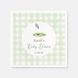 Servilleta De Papel Servilletas para baby shower de golf