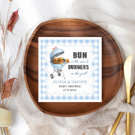 Servilleta De Papel Servilletas para Baby Shower de Hamburguesa BBQ co