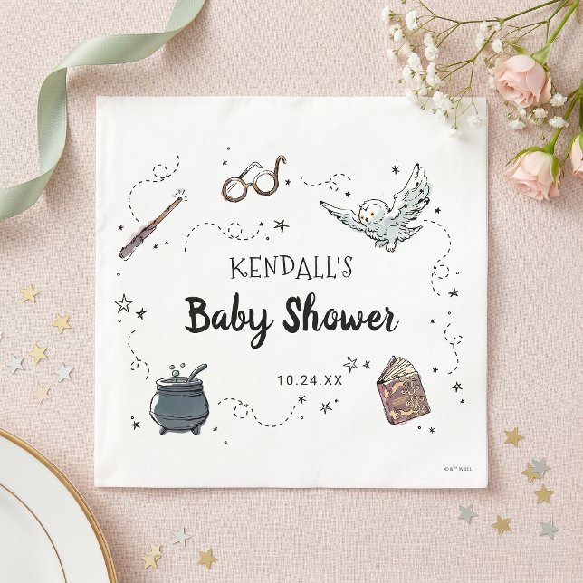 Servilleta De Papel Servilletas para Baby Shower de Harry Potter (Subido por el creador)